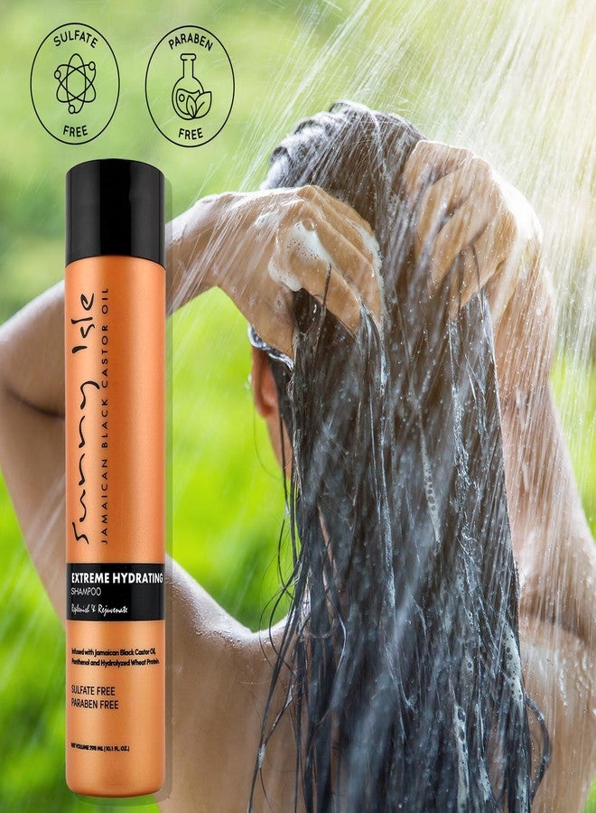 Sunny Isle Jamaican Black Castor Oil Extreme Hydrating Shampoo, Orange, 10 Fl Oz, Packaging May Vary - Image 2
