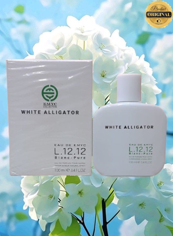 EMYC 3 Pieces White Alligator Perfume 100ML - Image 2