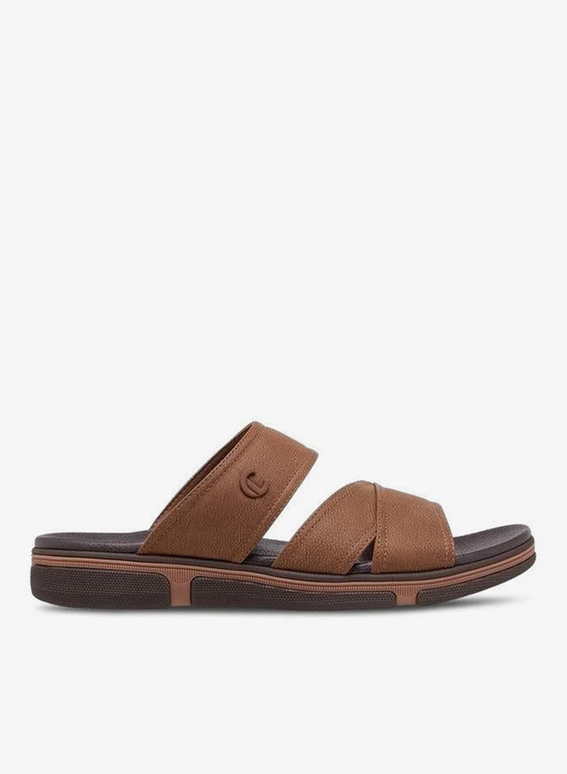 Le Confort Men Textured Slip-On Comfort Sandals