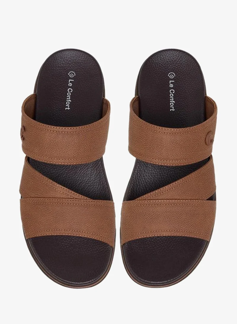 Le Confort Men Textured Slip-On Comfort Sandals