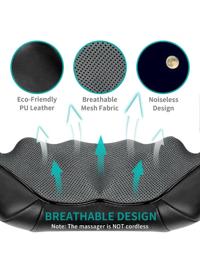 Shiatsu Neck and Back Massager with Heat - Image 5