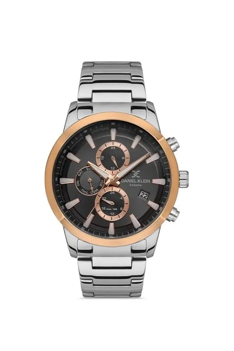 دانيل كلاين ساعة يد من ستانلس ستيل كرونوغراف DK.1.13289-5