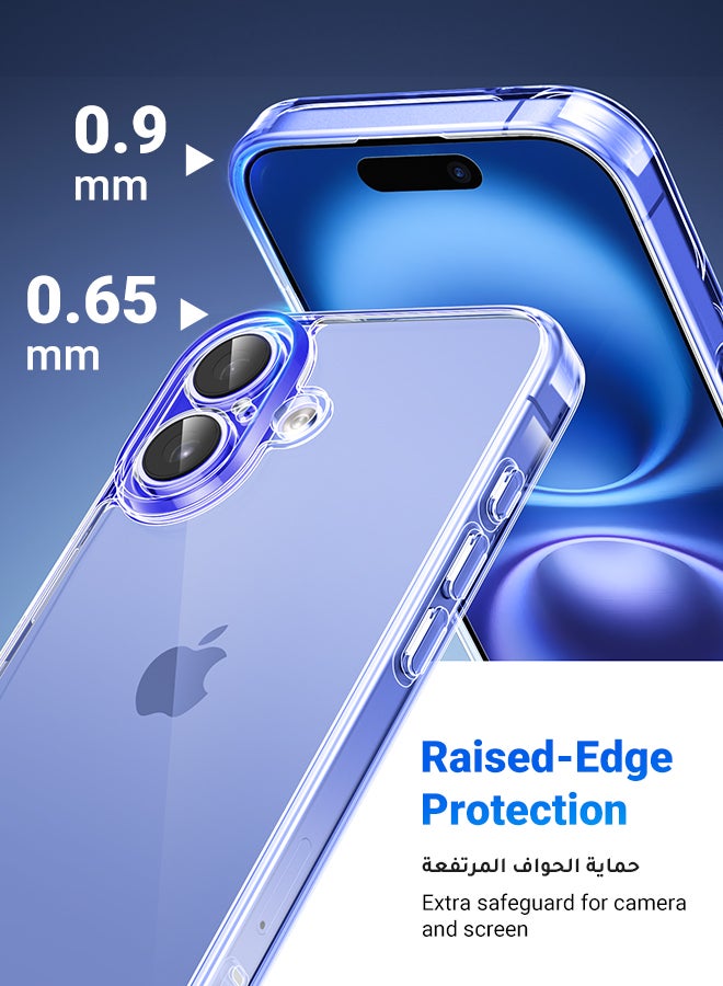 Ugreen iPhone 16 Case Clear, iCrystal Tech, Military-Grade Drop Protection, iPhone 16 Cover Slim with Shockproof Protective Bumper, Anti Scratch & Fingerprint, 16 Case Cover 6.1 inch - Image 4