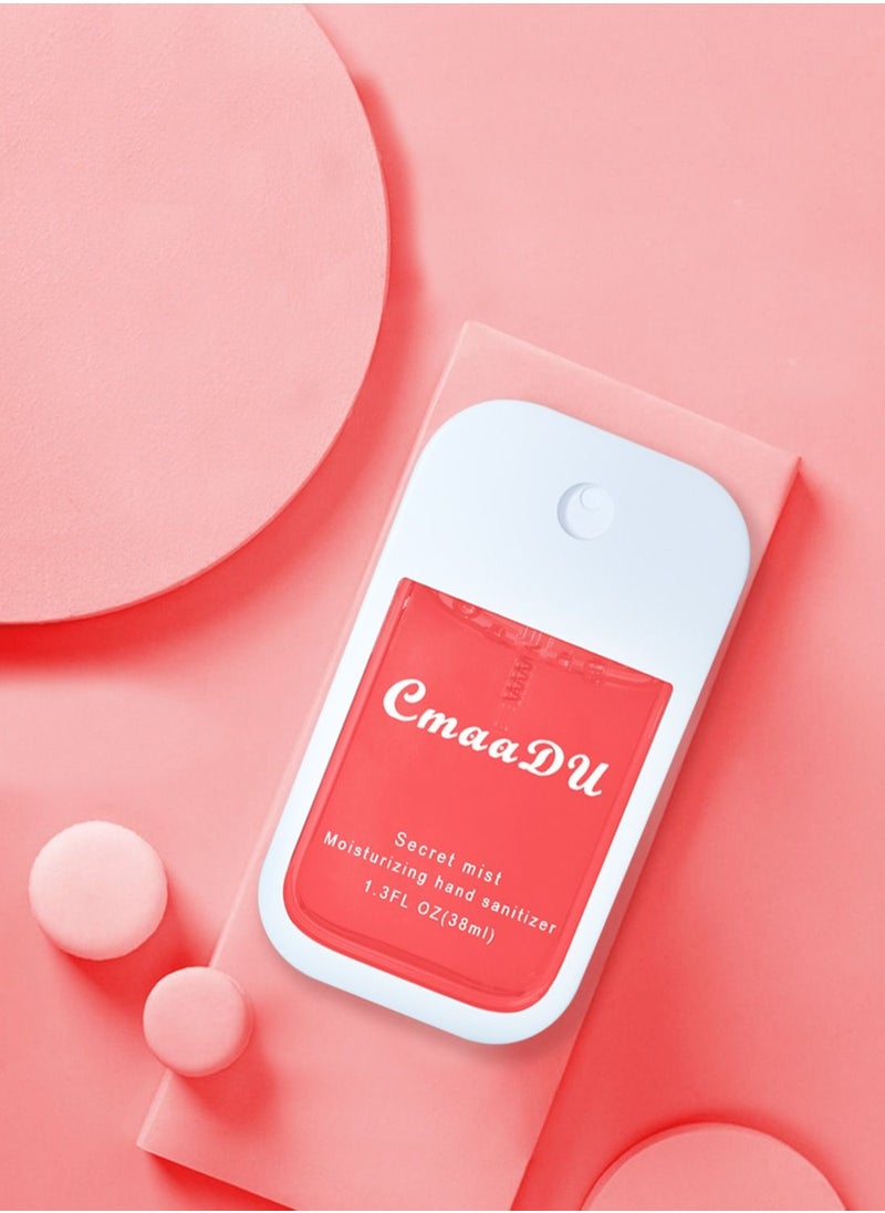 CmaaDu - Hand Sanitizer Spray Hydrating Portable Travel Friendly Effective Anti-Bacterial Quick-Drying Perfume Hand Sanitizer to Inhibit Bacteria and Protect Health 38ML - Image 1