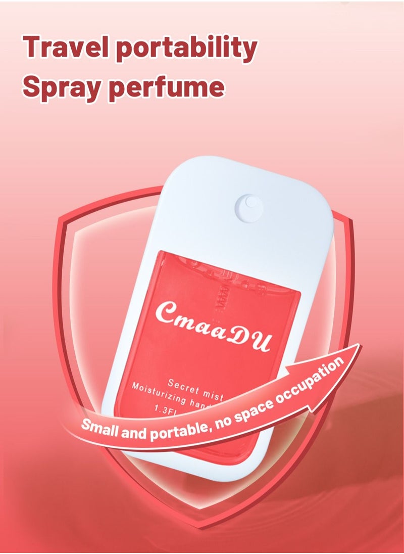 CmaaDu - Hand Sanitizer Spray Hydrating Portable Travel Friendly Effective Anti-Bacterial Quick-Drying Perfume Hand Sanitizer to Inhibit Bacteria and Protect Health 38ML - Image 1