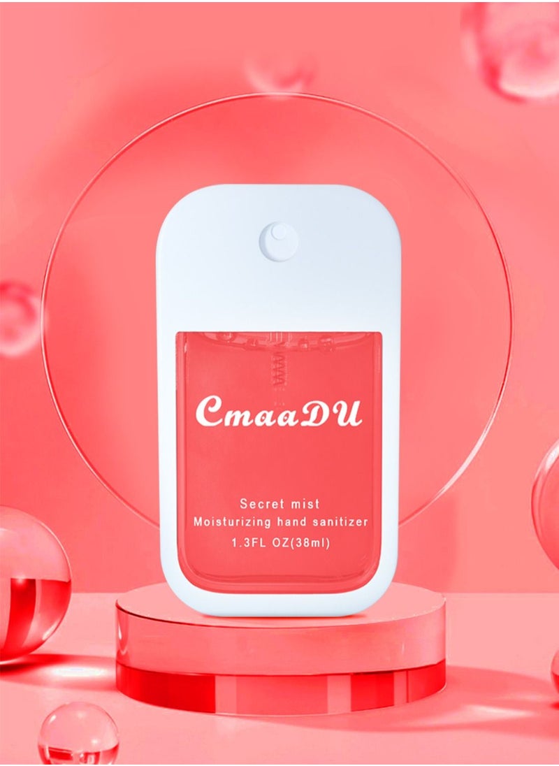 CmaaDu - Hand Sanitizer Spray Hydrating Portable Travel Friendly Effective Anti-Bacterial Quick-Drying Perfume Hand Sanitizer to Inhibit Bacteria and Protect Health 38ML - Image 1