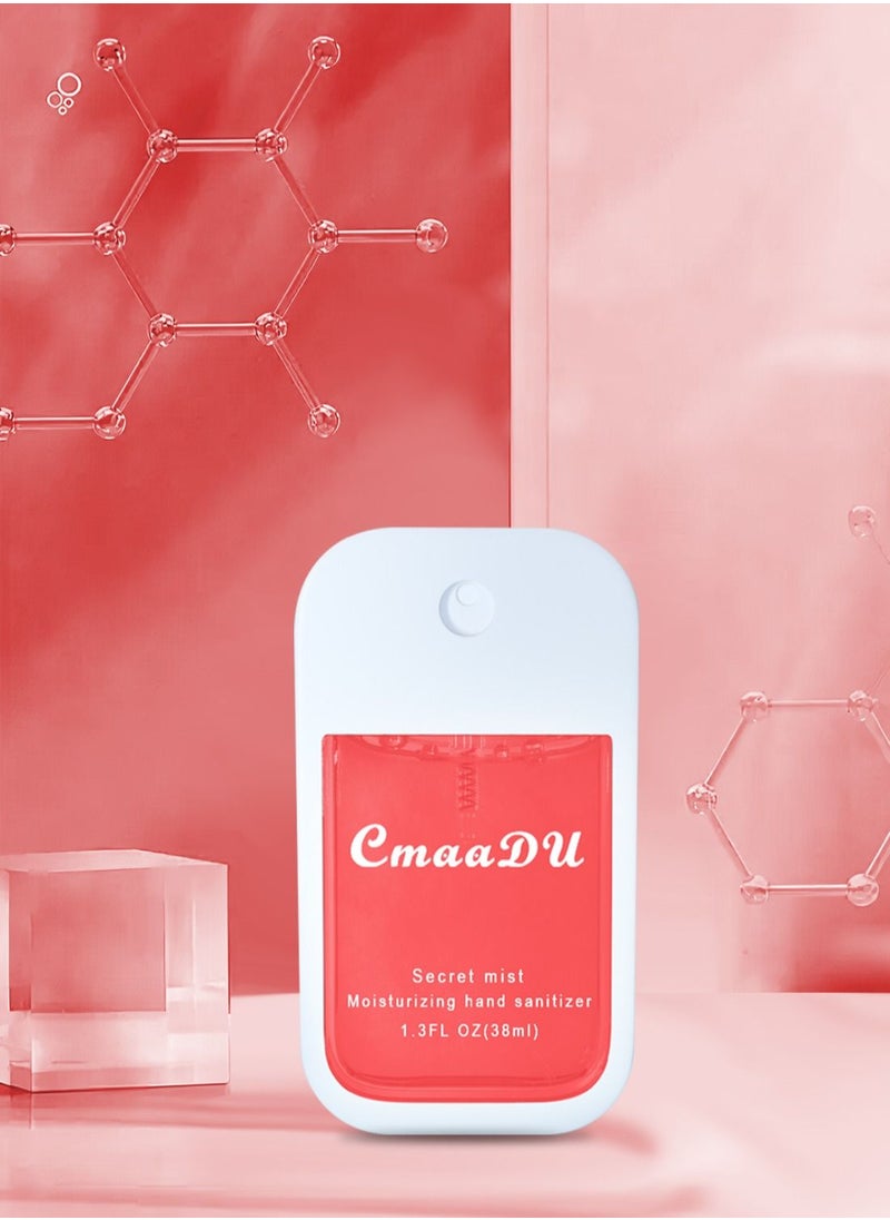 CmaaDu - Hand Sanitizer Spray Hydrating Portable Travel Friendly Effective Anti-Bacterial Quick-Drying Perfume Hand Sanitizer to Inhibit Bacteria and Protect Health 38ML - Image 1