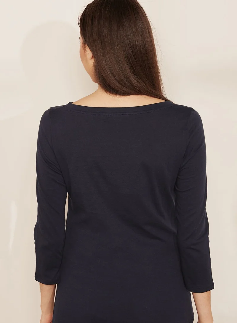 TOMMY HILFIGER Nikki Logo Long Sleeve T-Shirt