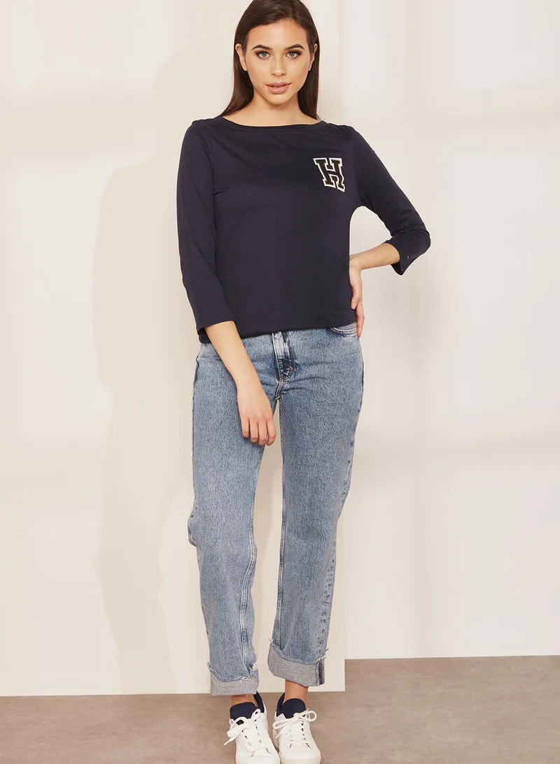 TOMMY HILFIGER Nikki Logo Long Sleeve T-Shirt