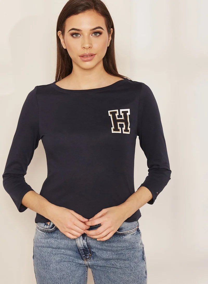 TOMMY HILFIGER Nikki Logo Long Sleeve T-Shirt