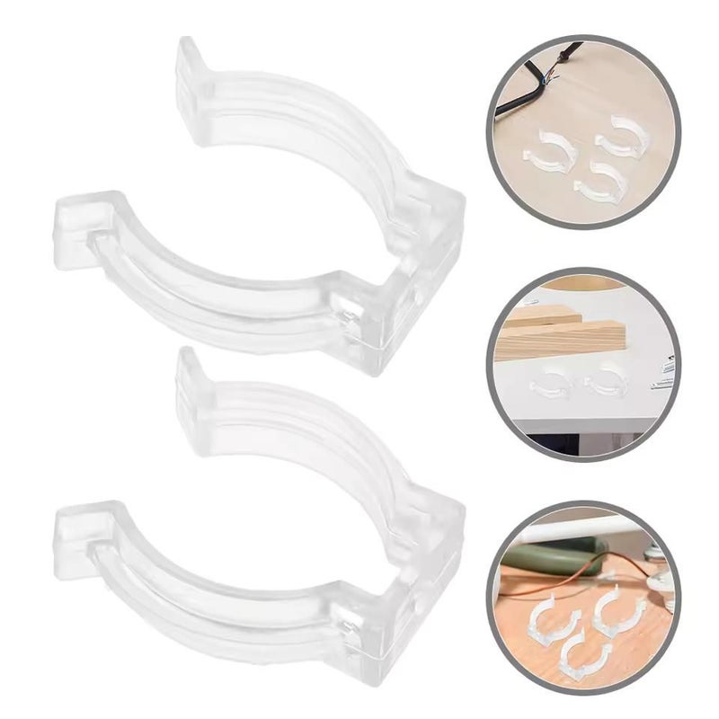 10 Pcs Tube Fixed Buckle LED Round Light Strip Fixed Clips - Image 1
