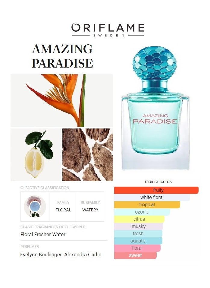 Oriflame Amazing Paradise Eau de Parfum  - Image 4