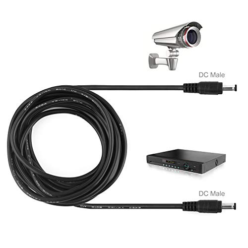 Onite 3.3ft Male to Male Extension Cord, DC 5.5x2.1mm Power Adapter Cable, for LED Strip, Surveillance Camera, CCTV Security Camera, LED Display, IP Camera, DVR, Router, Invoice Printer, 2-Pack - Image 5