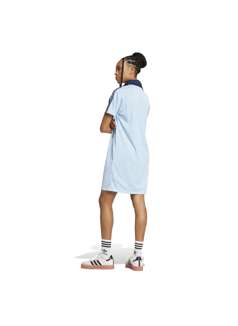 Adidas adidas V-NECK SS DRESS Blue Originals Women SKIRTS / DRESSES