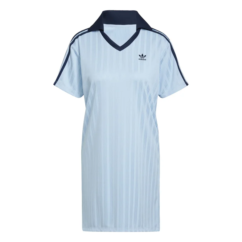 Adidas V-NECK SS DRESS Blue Originals Women SKIRTS / DRESSES