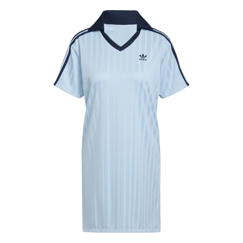 Adidas V-NECK SS DRESS Blue Originals Women SKIRTS / DRESSES