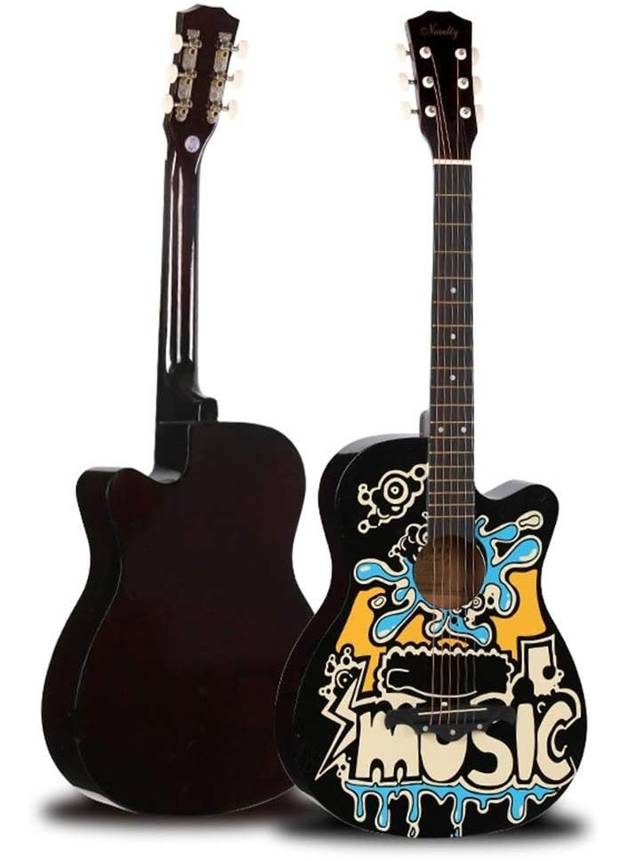 38 Inch Classical Guitar for Beginner Adult with Bag, Tuner, Picks, Strings, Capo, Strap Right Hand