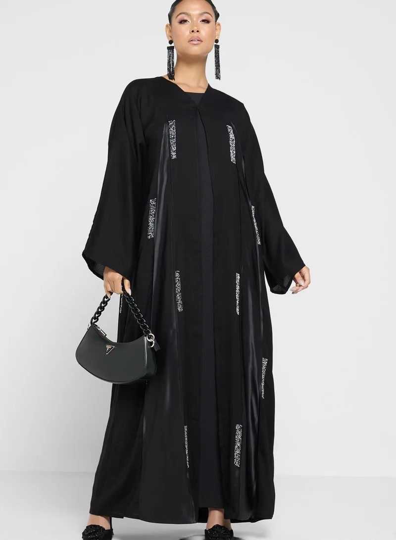 hayas closet Embellished Abaya