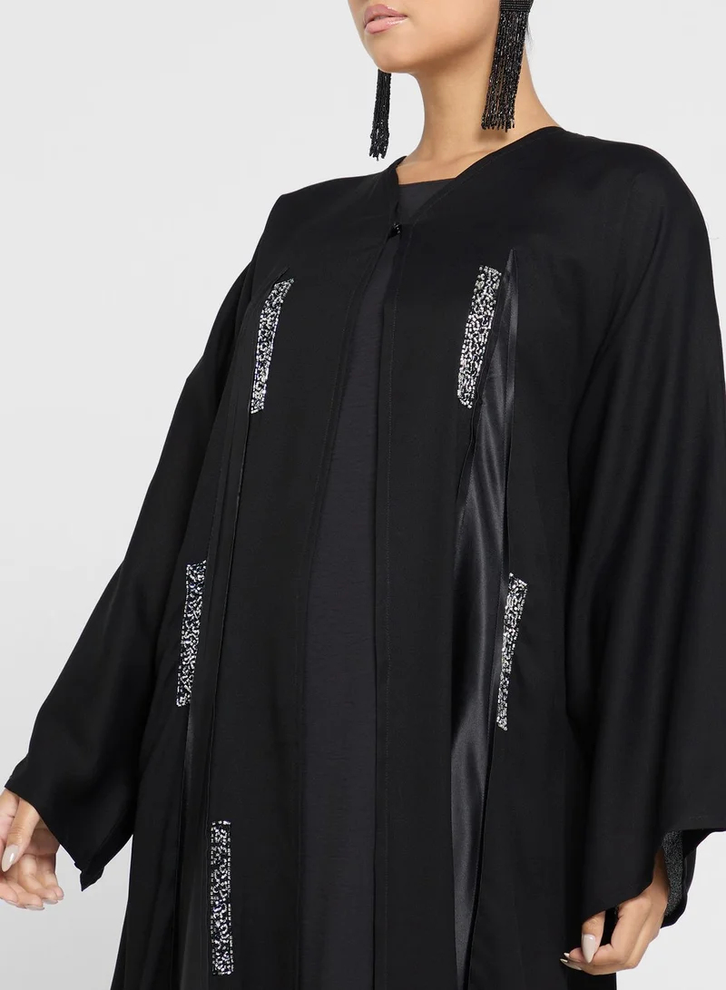 hayas closet Embellished Abaya