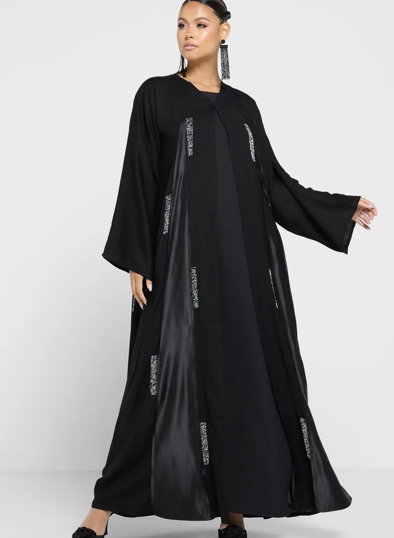 hayas closet Embellished Abaya