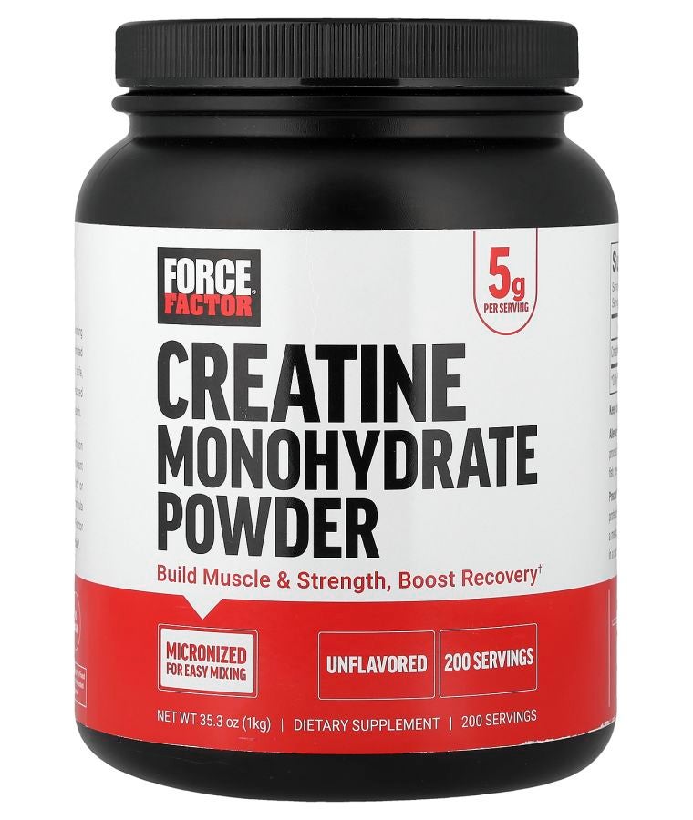 Force Factor Creatine Monohydrate Powder Unflavored 35.3 oz (1 kg)
