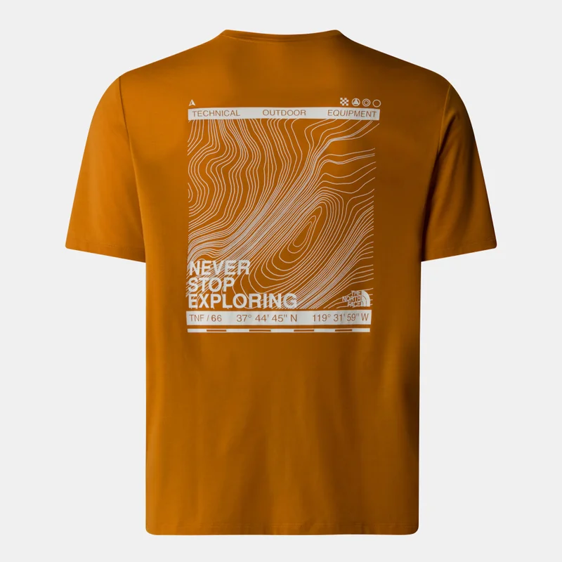 THE NORTH FACE Men's Topographic Foundation T-Shirt