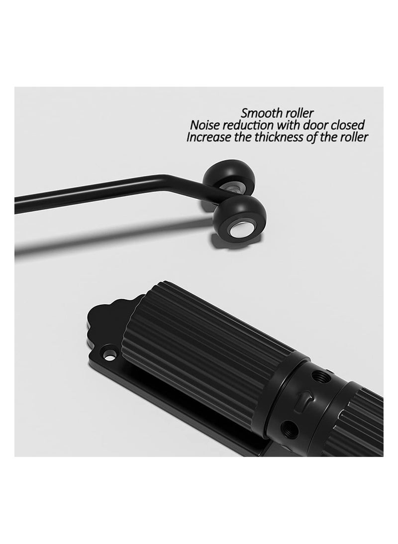 Hydraulic Door Closer Heavy Duty Automatic for Home and Business Adjustable Safety Design Fire Rated Black - Image 3