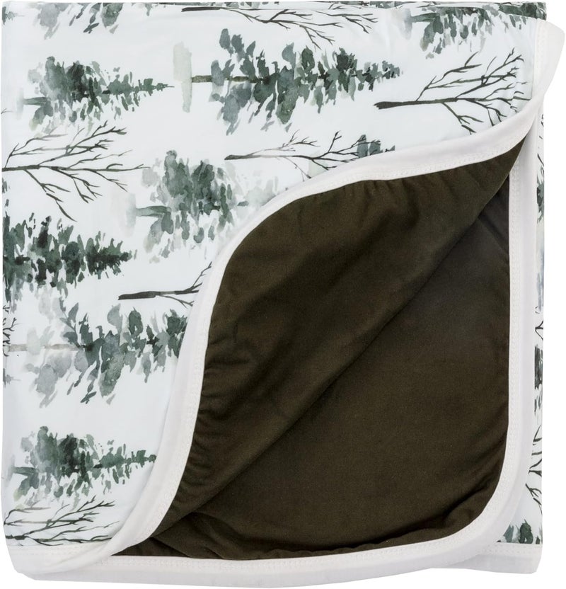 Pobibaby Pobi Baby Soft Neutral Blanket  Premium Cotton Toddler Quilt Ideal for Boys  Girls  Warm Soft Blankets Magical Woods - Image 1