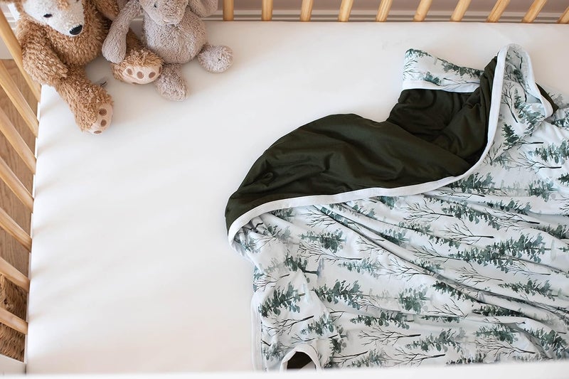 Pobibaby Pobi Baby Soft Neutral Blanket  Premium Cotton Toddler Quilt Ideal for Boys  Girls  Warm Soft Blankets Magical Woods - Image 2