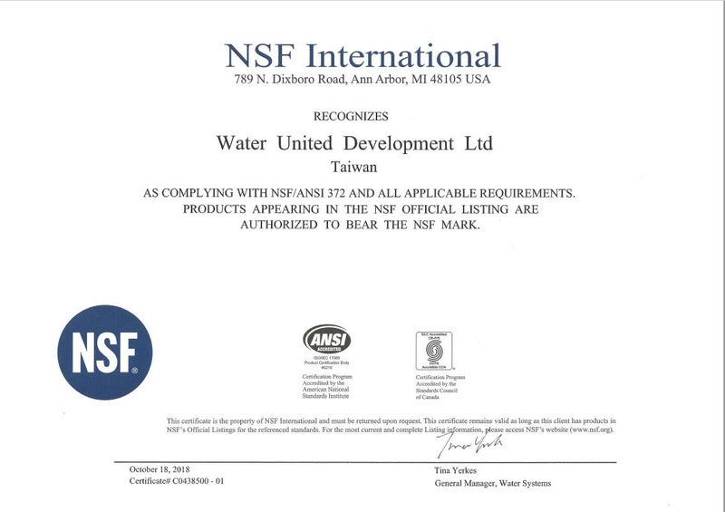 Water Filter Tec NSF Certification Lead-Free Water Filtration Reverse Osmosis Faucet (Brushed Nickel) Advanced RO Tap for Drinking, Kitchen Sink Cooking, Cleaning | Safe, Healthier - Image 5