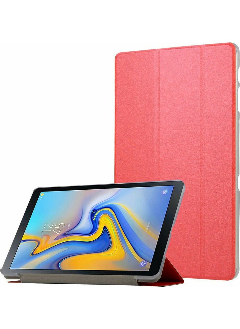 TahTicMer Samsung Tab A T510 T515 T517 10.1" Case Colorful Stand Sleep Mode Red  - Image 2