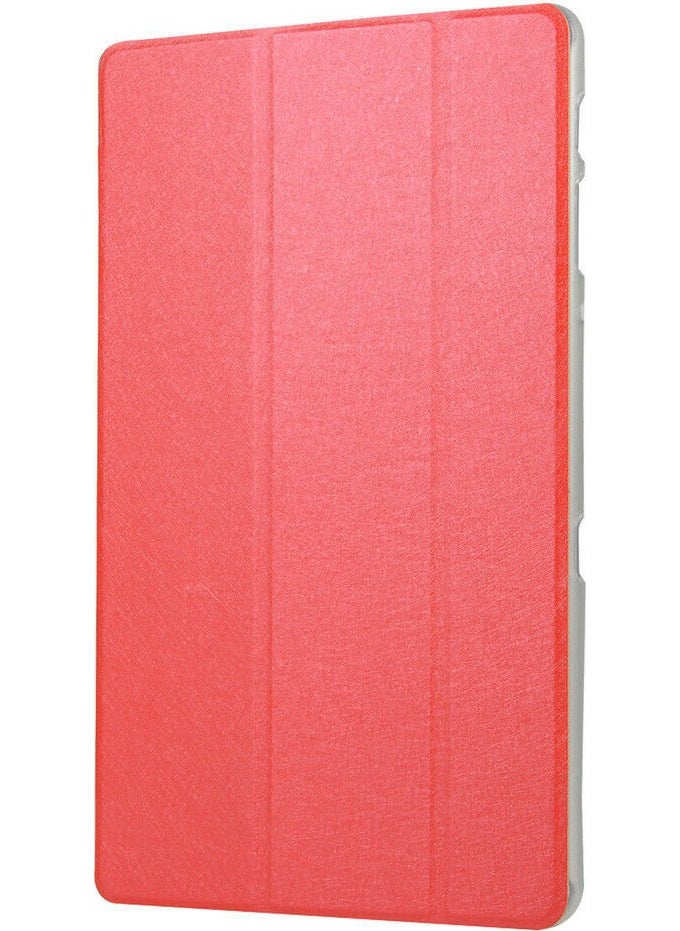 TahTicMer Samsung Tab A T510 T515 T517 10.1" Case Colorful Stand Sleep Mode Red  - Image 1