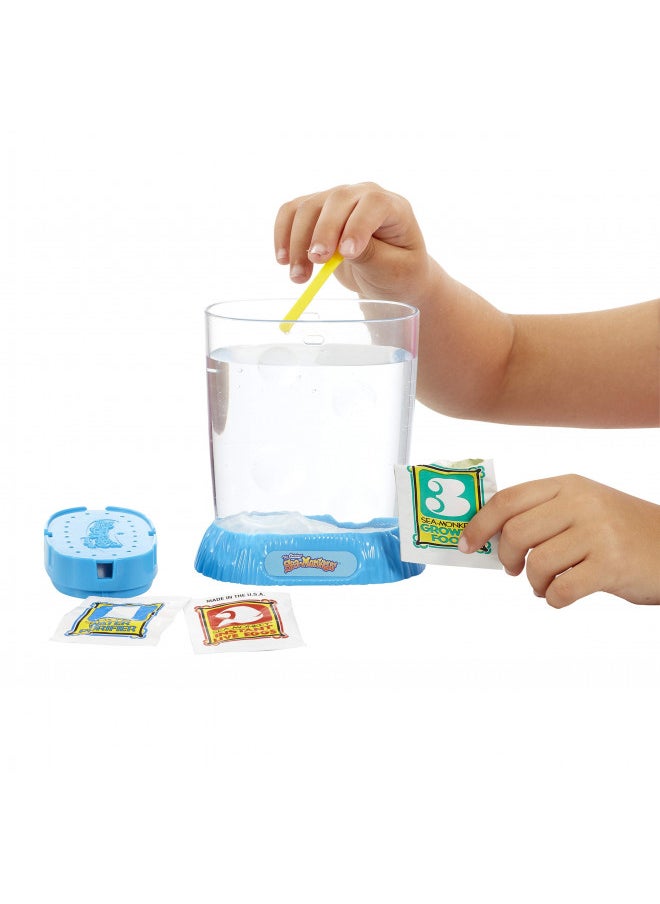 Bandai - Bandai The Original Sea Monkeys - Ocean Zoo - Grow Your Own Pets Science Kit- Includes Eggs, Food, and Water Purifier - Image 1