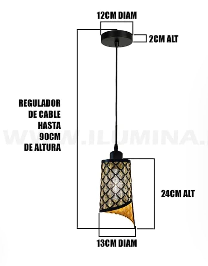 Lyse Decor Hanging Lamps for Living Room, Pendant Lights for Drawing Room Center, Dining Table Light and Bedroom Lights (Without Bulb) - Image 5