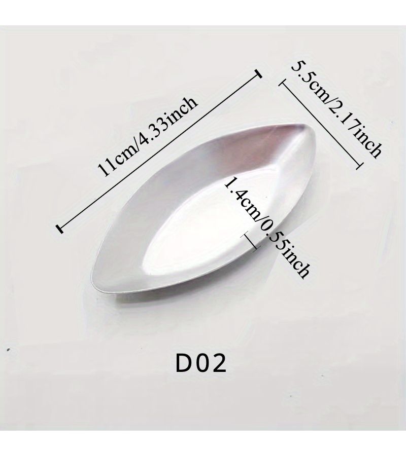 8pcs Boat Shaped Aluminum Tart Molds Non Stick Pudding Cups Durable Baking Molds For Pastries Eggs Dessert Holiday Party Kitchen Baking - Image 3