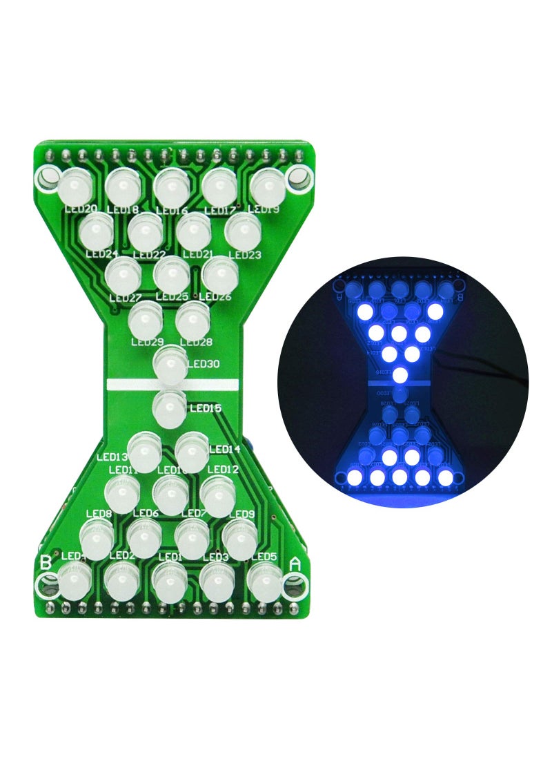 Gikfun Gikfun Electronic Hourglass led Diy Kits Welding Practice Board Blue Ray EK1886 