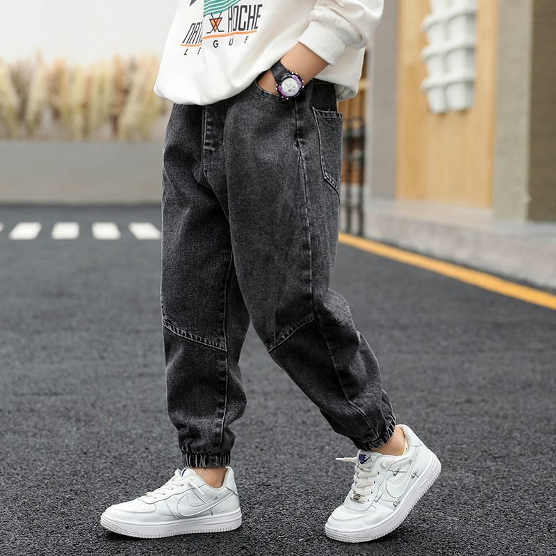 Boys' Jeans Boys' Trousers Primary And Secondary School Children'S Pants Boys' Pants Casual - Image 3