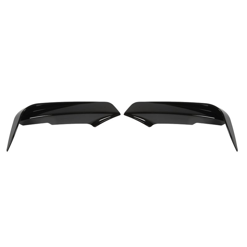 2pcs Front Bumper Vent Canard Splitter Left Right ABS Wind Knife Replacement for 3 Series F30 F31 F3 320i 328i M Sport Piano Black - Image 1