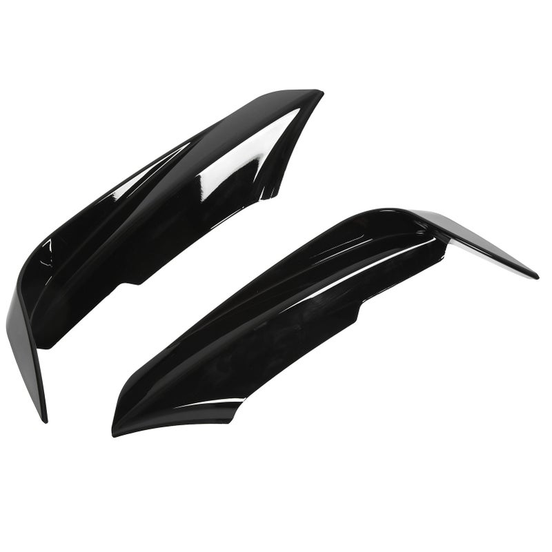 2pcs Front Bumper Vent Canard Splitter Left Right ABS Wind Knife Replacement for 3 Series F30 F31 F3 320i 328i M Sport Piano Black - Image 5