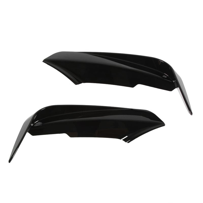 2pcs Front Bumper Vent Canard Splitter Left Right ABS Wind Knife Replacement for 3 Series F30 F31 F3 320i 328i M Sport Piano Black - Image 4