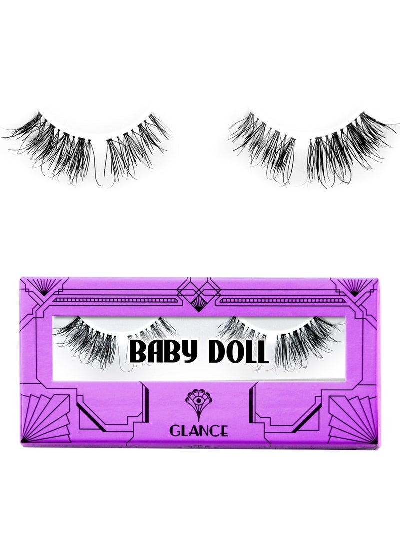 Glance Cosmetics - Baby Doll - Natural False Eyelashes - Image 1