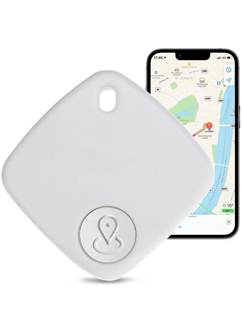 اكس كوبس جهاز تعقب ذكي، محدد موقع المفاتيح لاسلكيًا يعمل مع Apple Find My (iOS فقط)، منبه ضد الفقدان، حماية الخصوصية، مكتشف العناصر عن بعد للأطفال والحيوانات الأليفة وحقيبة السفر والحقائب - أبيض  - Image 1