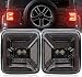 AUDEXEN LED Tail Lights for Jeep Wrangler JL JLU 20182024 CShaped Rear Brake Lamps with 20W Reverse Light DOT Compliant Plug Play Black Lens - Image 2