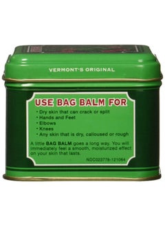 Bag Balm Bag Balm Skin Moisturizer - Full Body Hydrating Skin Care: Dry Hands, Lips, Face, Feet & More - Unscented, Cruelty & Paraben Free - Day & Night, Men & Women, Vermont's Original (4oz Tin, Made in USA)  - Image 2