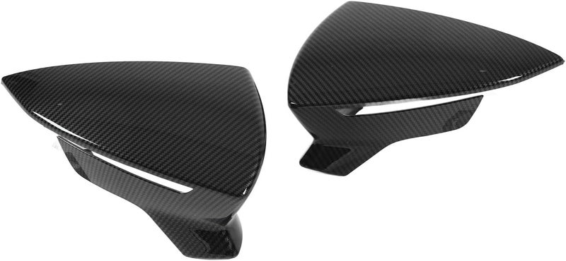 جودة لكل سيناريو غطاء مرآة الرؤية الخلفية بديل أنيق مطلي لسيارة SEAT Mk3 5F ST FR 2013-2019 لعشاق السيارات والسائقين (نمط ألياف الكربون) مواد خام آمنة - Image 3