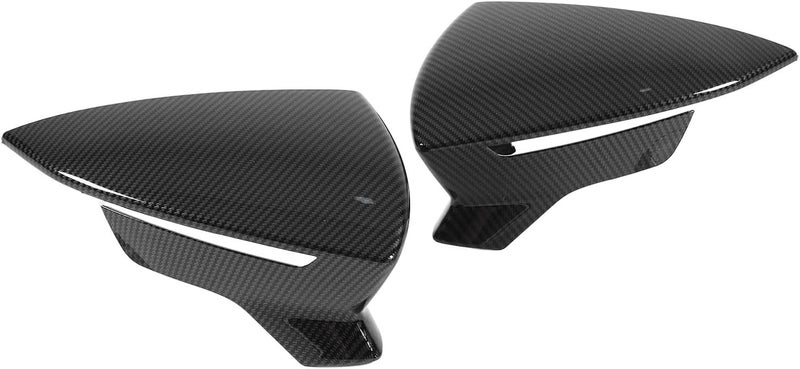 جودة لكل سيناريو غطاء مرآة الرؤية الخلفية بديل أنيق مطلي لسيارة SEAT Mk3 5F ST FR 2013-2019 لعشاق السيارات والسائقين (نمط ألياف الكربون) مواد خام آمنة - Image 2