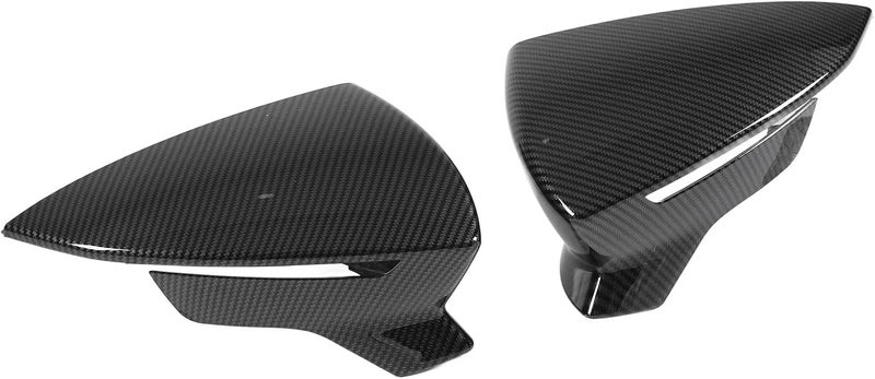جودة لكل سيناريو غطاء مرآة الرؤية الخلفية بديل أنيق مطلي لسيارة SEAT Mk3 5F ST FR 2013-2019 لعشاق السيارات والسائقين (نمط ألياف الكربون) مواد خام آمنة - Image 1