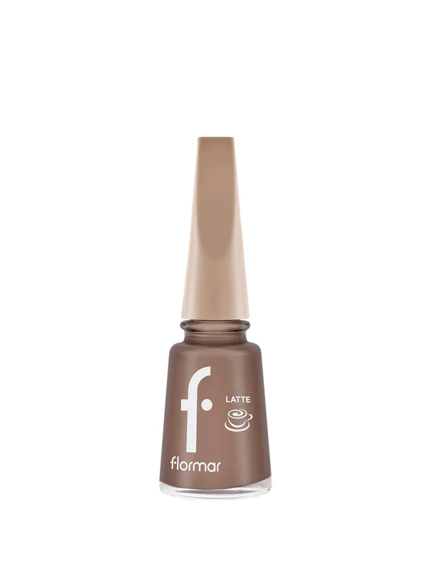 Flormar Latte Nail Enamel - 007 Velvet Mocha