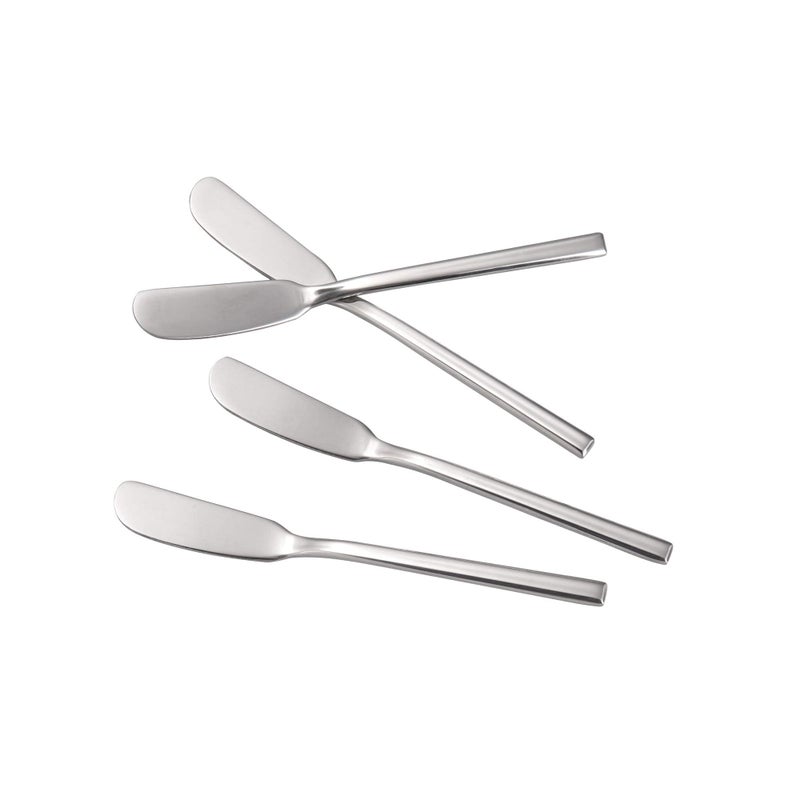 IMEEA IMEEA Butter Knife Stainless Steel Butter Knife Spreader 6.5-Inch Cheese Spreaders, Set of 4  - Image 5