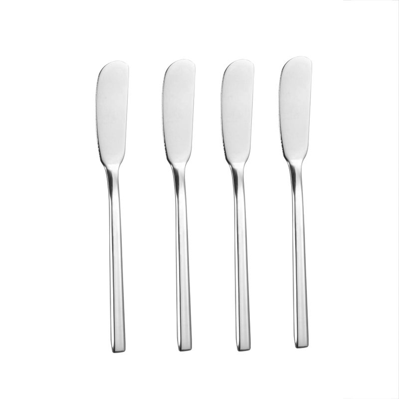 IMEEA IMEEA Butter Knife Stainless Steel Butter Knife Spreader 6.5-Inch Cheese Spreaders, Set of 4  - Image 1